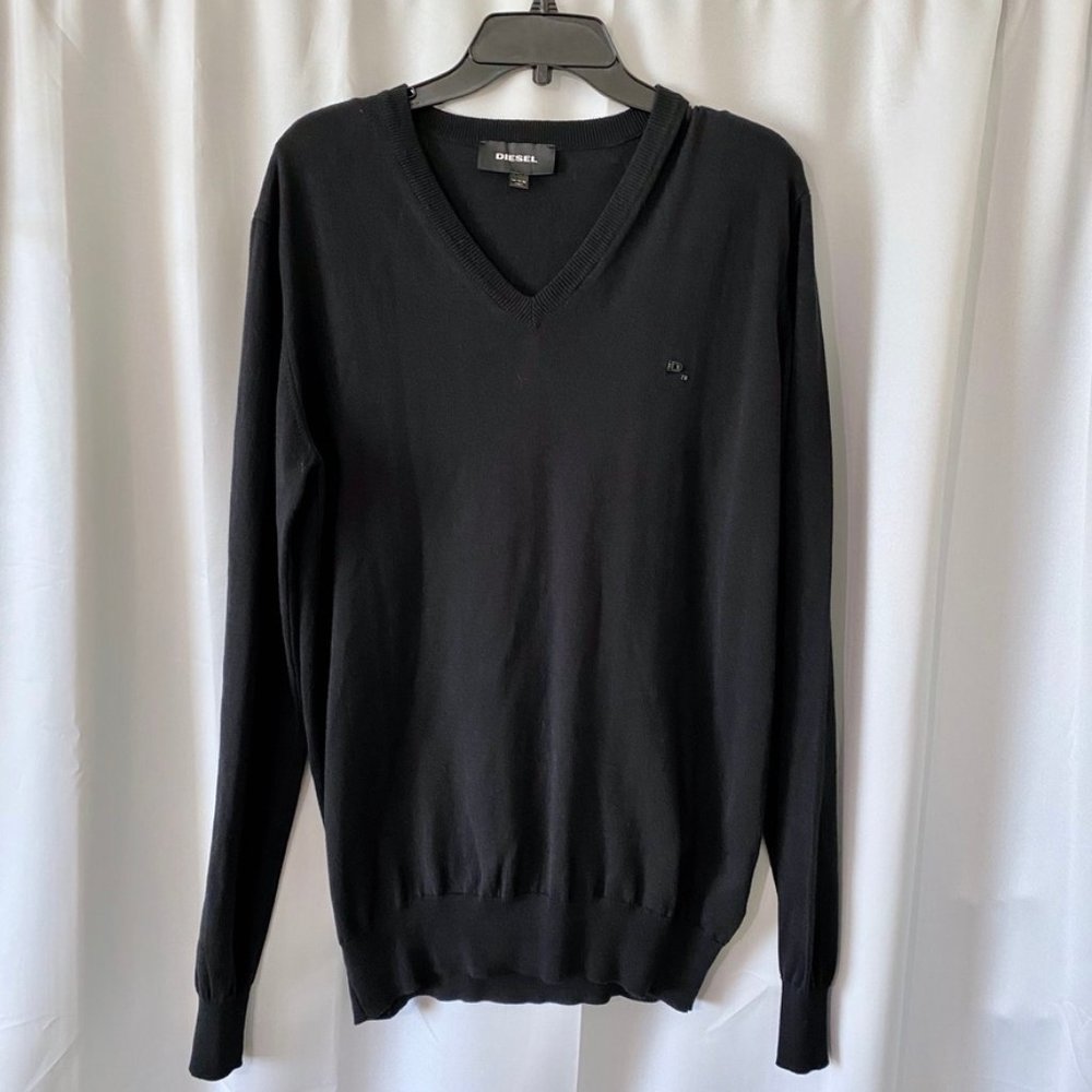 $150 Diesel Bentilogo Sweater Knitwear Small Logo
